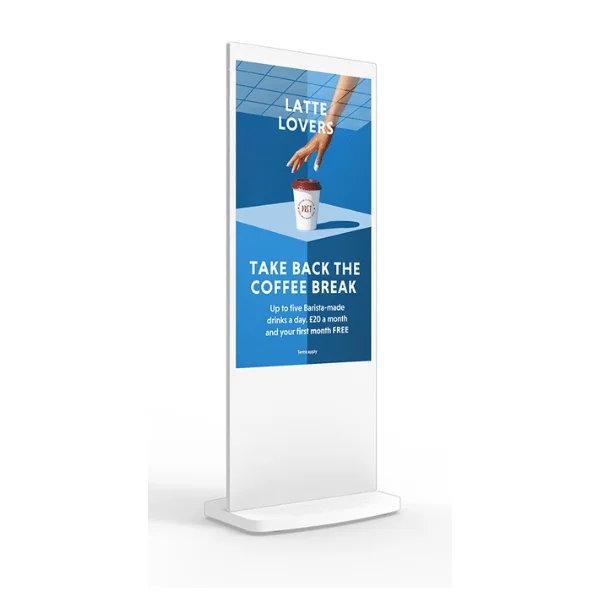 freestanding poster