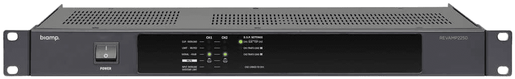 Biamp REVAMP2250 2 Channel Class D Power Amplifier 2x, 250W - Future ...