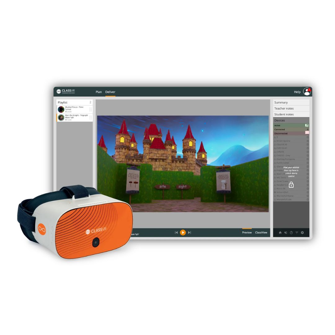 Content creation for ClassVr